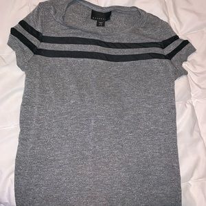 H&M mesh striped shirt